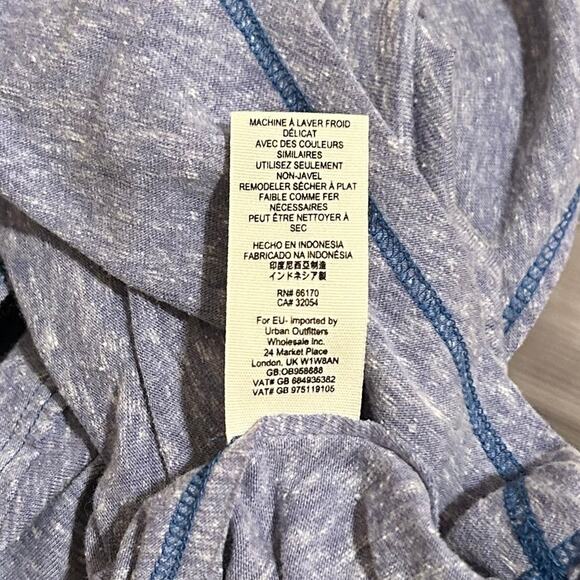 Free People We The Free Carly Scoop Neck Cobalt Blue Tank Top Women’s Size Large - Picture 7 of 10